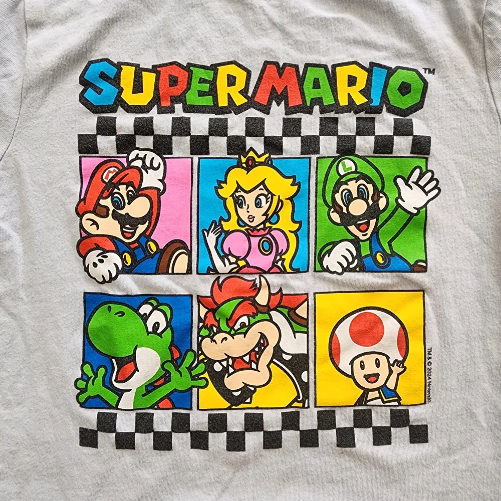 Old Navy Super Mario Bros Blue Graphic T-Shirt - Size 5T